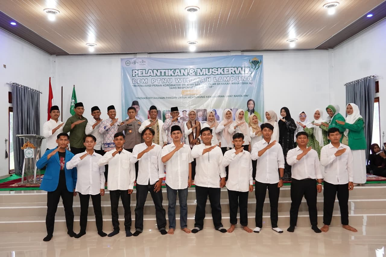 Pemprov Lampung Dukung Peran Strategis Mahasiswa NU Dalam Pembangunan Daerah